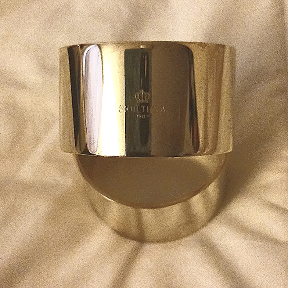 SKULTUNA Polished Brass Napkin Rings